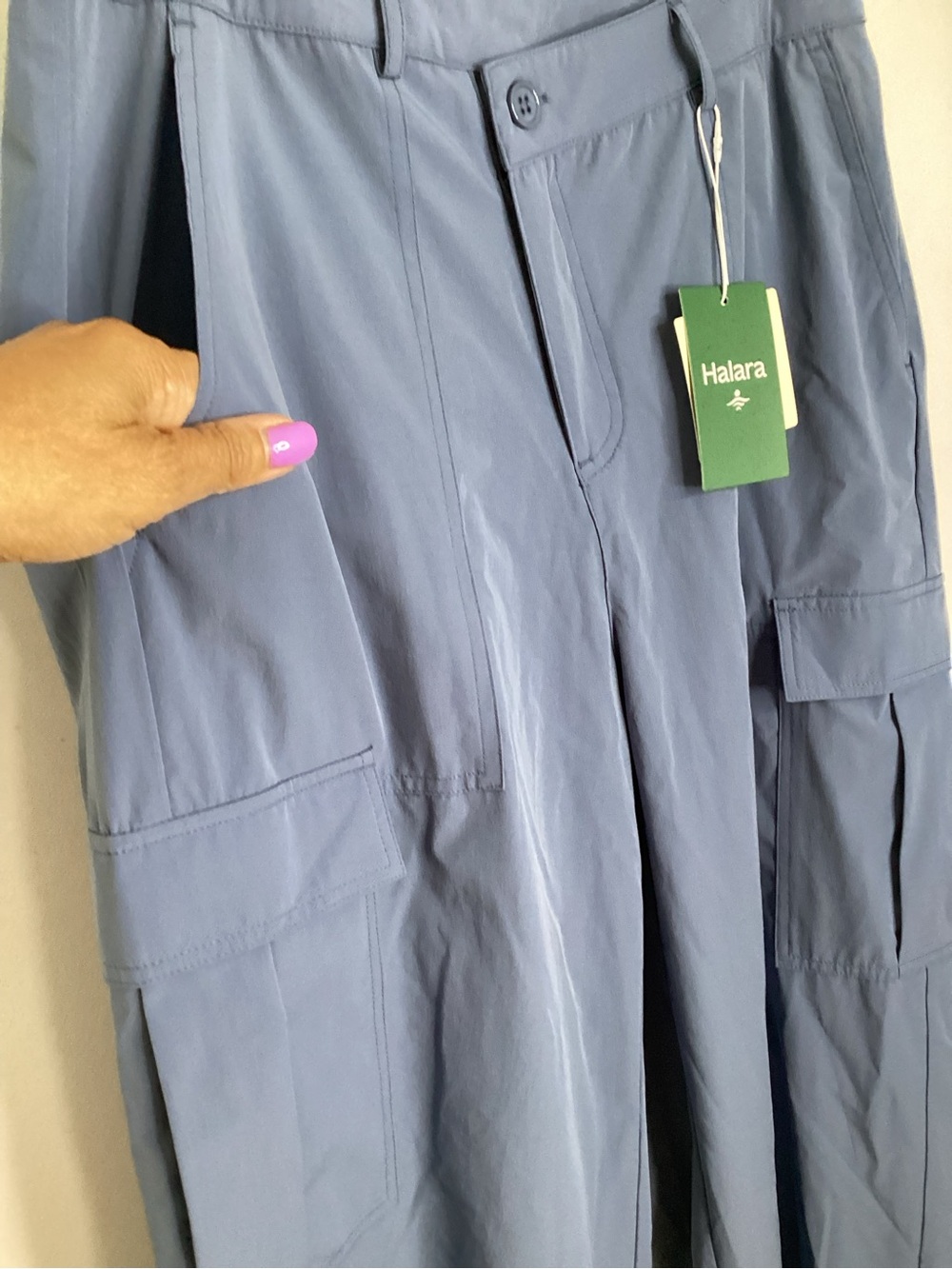 HALARA Cargo Pants - Slate Blue M - Picture 5 of 14